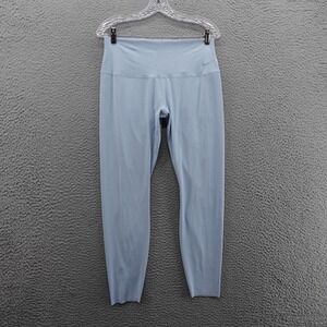 Nike Zenvy Gentle Support High Waist 7/8 Leggings Large Blue Women Active‎ NWT